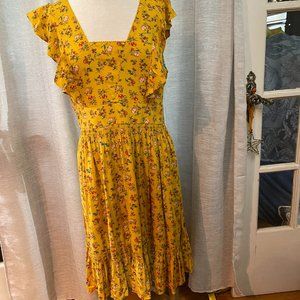 Matilda Jane Yellow Dress Size Large